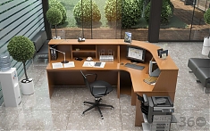 Стойка ресепшн "Эдем"