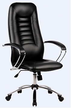 Кресло руководителя Пилот-2 Хром/ВК-2 Сh